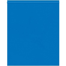 10 x 12" - 2 Mil Blue Reclosable Poly Bags image