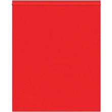 10 x 12" - 2 Mil Red Reclosable Poly Bags image