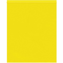 10 x 12" - 2 Mil Yellow Reclosable Poly Bags image