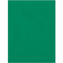 12 x 15" - 2 Mil Green Reclosable Poly Bags image