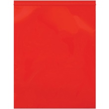12 x 15" - 2 Mil Red Reclosable Poly Bags image