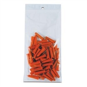 6 x 9" 4 Mil Heavy-Duty Hang Hole Reclosable Poly Bag (1000/Case) image