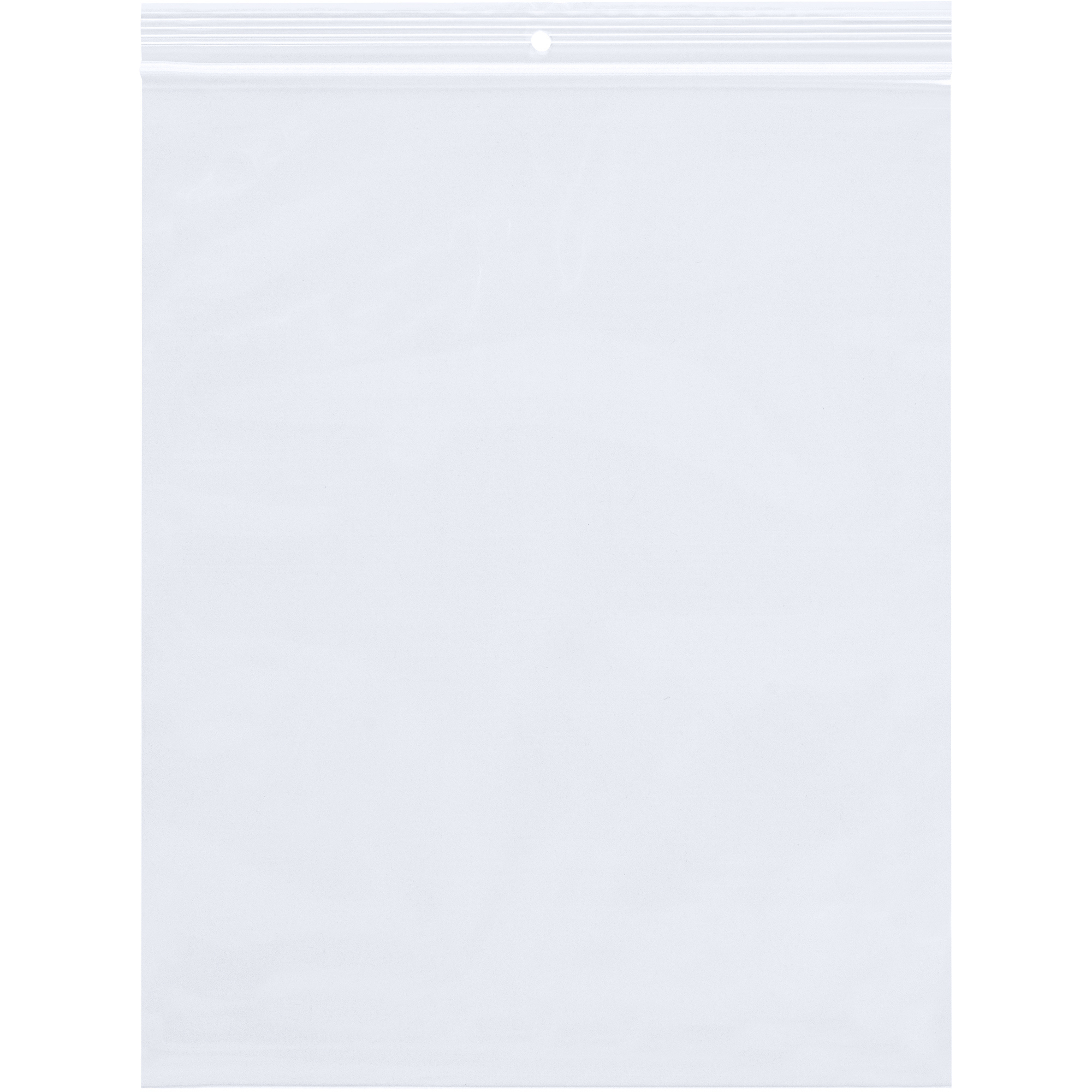 10 x 12" 4 Mil Heavy-Duty Hang Hole Reclosable Poly Bag (1000/Case) image