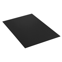 48 x 96" Black Plastic Corrugated Sheets image