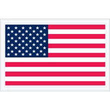 5 1/4 x 8" U.S.A. Flag  Packing List Envelopes image