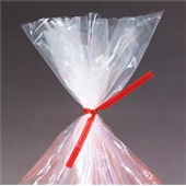 4" x 3/16" Blue Plastic Twist Ties (1000/bag) image
