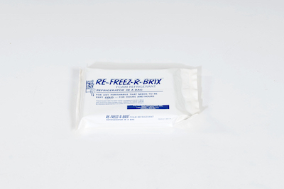 9 x 8 x 1 1/2" Re-Freez-R Brix Cold Pack - 64 oz. (6/case) image