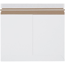 12 1/4 x 9 3/4" White Side Loading Stayflats Lite® Mailers image