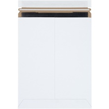 9 3/4 x 12 1/4" White Self-Seal Stayflats Plus® Mailers image