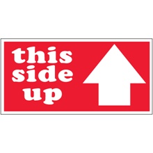 2 x 4" - "This Side Up" Arrow Labels image
