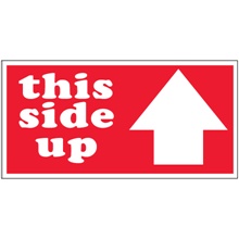 3 x 6" - "This Side Up" Arrow Labels image