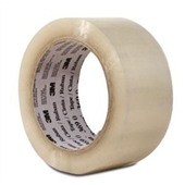 FINAL SALE - 2" x 110 yds. 1.6 Mil Clear 3M #369 Tartan™ Hot Melt Carton Sealing Tape (36/Case) image
