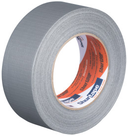 3" x 60 yds. (72mm x 55m) 6 Mil Silver Cloth Duct Tape (16/Case) image