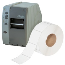 3 x 3" White Thermal Transfer Labels image
