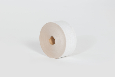 72mm (2.86") x 450` White Economy Grade Reinforced Tape (10/Case) image