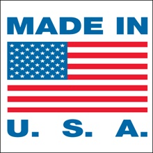 5/8 x 5/8" - "Made in U.S.A." Labels image